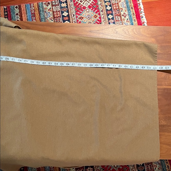 Vintage wool cape cocoon tan/light brown oversized scarf shawl poncho wrap cloak - Picture 13 of 14